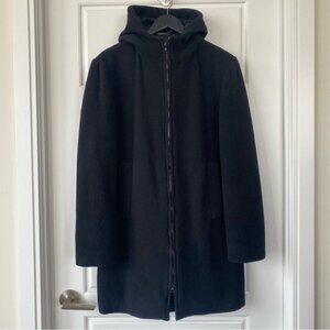 A Guis Homme Hooded Peacoat